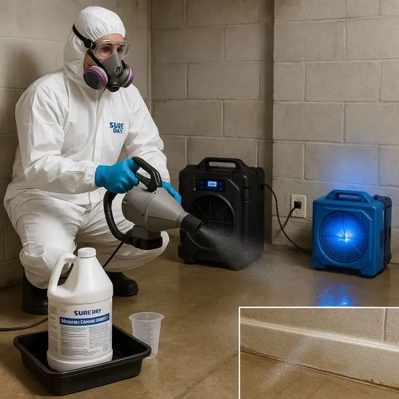 Sanitization and Odor Removal process in Tornado, WV
