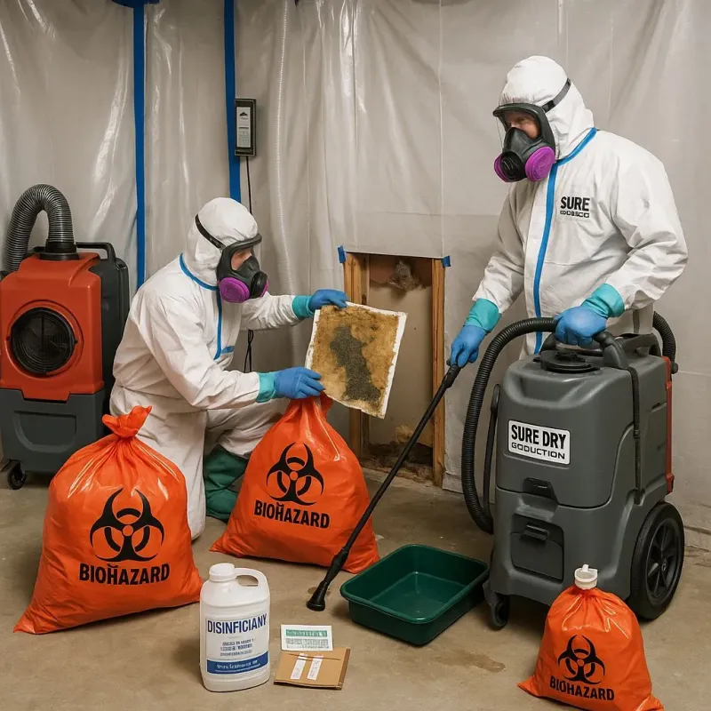 Contaminated Water Handling Protocols process in Tornado, WV